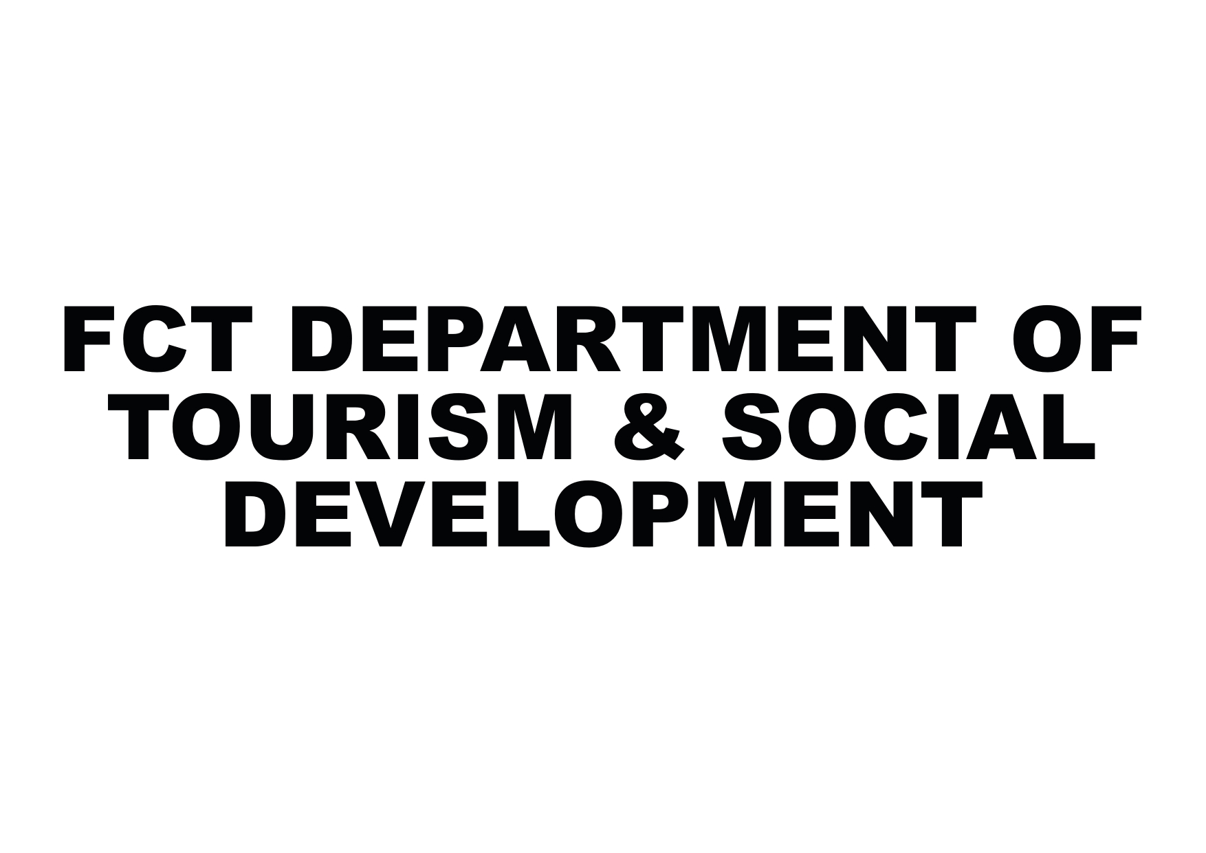 FCT Dept of Tourism & Social Devt